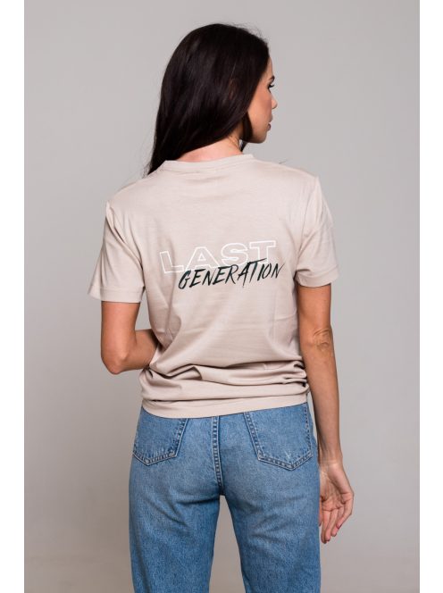 LAST GENERATION - THIS IS OUR TIME beige unisex T-shirt