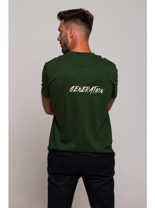 LAST GENERATION - THIS IS OUR TIME green unisex T-shirt