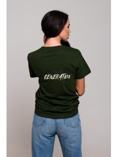 LAST GENERATION - THIS IS OUR TIME green unisex T-shirt