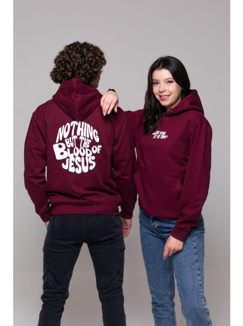 NOTHING BUT THE BLOOD OF JESUS unisex hoodie