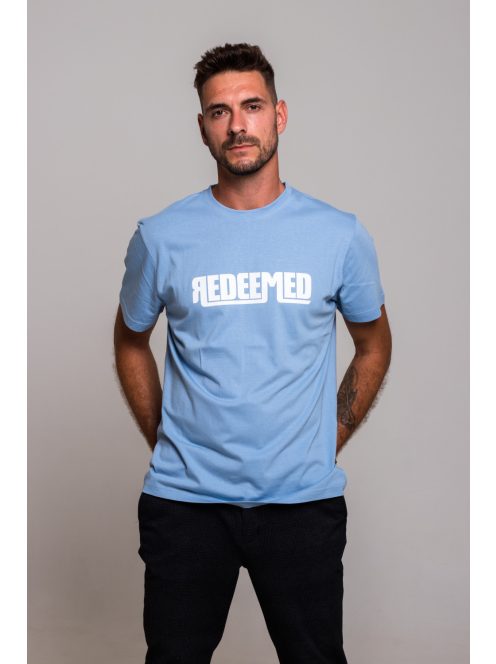 REDEEMED baby blue unisex T-shirt 