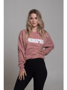 REDEEMED dustypink unisex crewneck