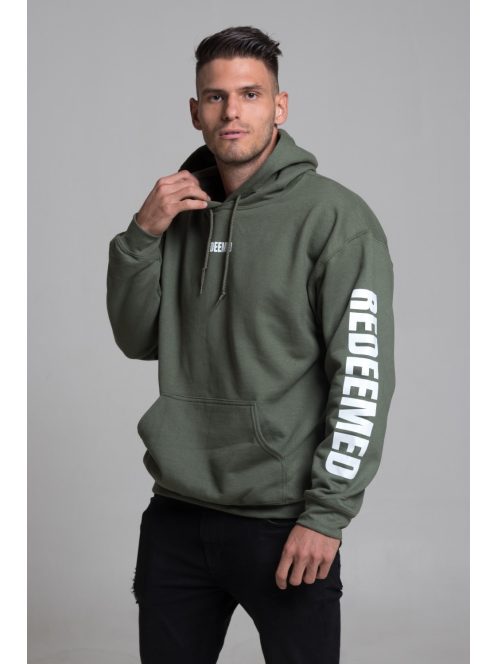 REDEEMED military green unisex hoodie