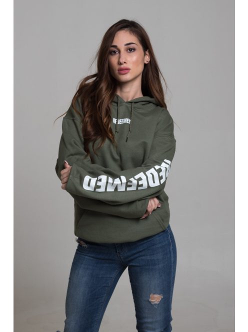 REDEEMED military green unisex hoodie