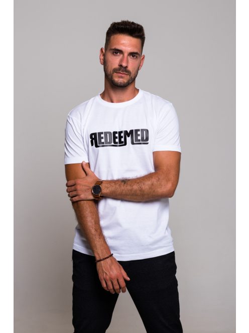 REDEEMED white unisex T-shirt 